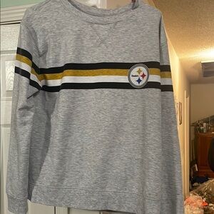 Steelers Gray Crewneck Sweatshirt